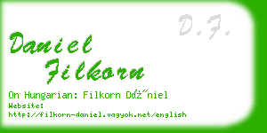 daniel filkorn business card